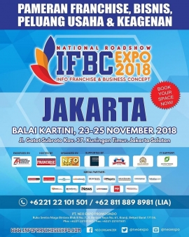 JAKARTA - INFO FRANCHISE & BUSINESS CONCEPT 2018 “Waralaba Membangun Bangsa“