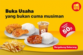 Doyan Ayam, Pelopor Geprek Saus Indonesia Bisnis Waralaba