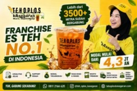 T.E.H O.P.L.O.S kAsegaran - Paket Franchise Minuman Es Teh Kekinian' Bisnis Waralaba