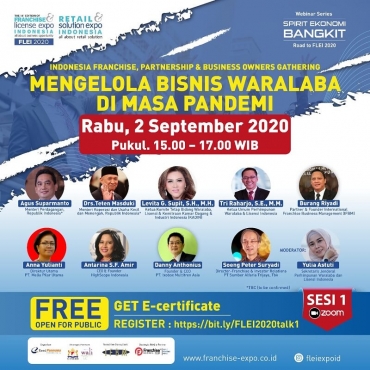 Online Webinar FLEI – Spirit Ekonomi Bangkit ( Session 1 )