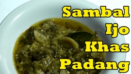 Resep Membuat Sambal Ijo Khas Padang