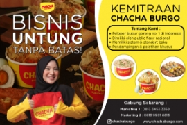 CHACHA BURGO - Pelopor Bubur Goreng No.1 di Indonesia Bisnis Waralaba