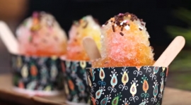 Tutorial Cara Membuat Es Serut Pelangi Rainbow