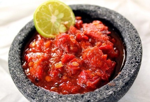 makanan pedas Sambal Bawang indonesian spicy