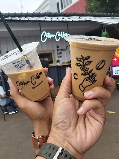 minuman di kedai cetroo coffee jakarta barat