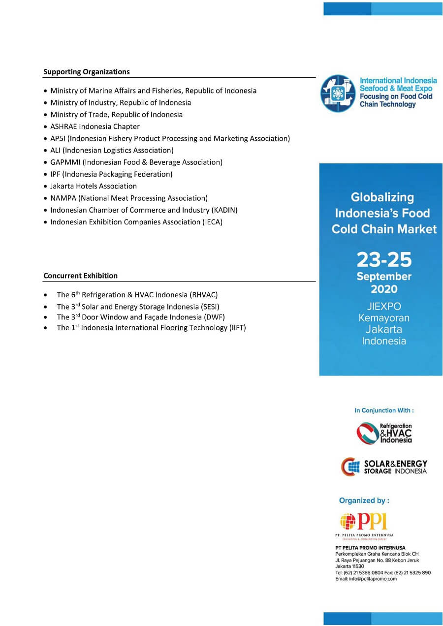 brosur expo IISM 2020 Jakarta