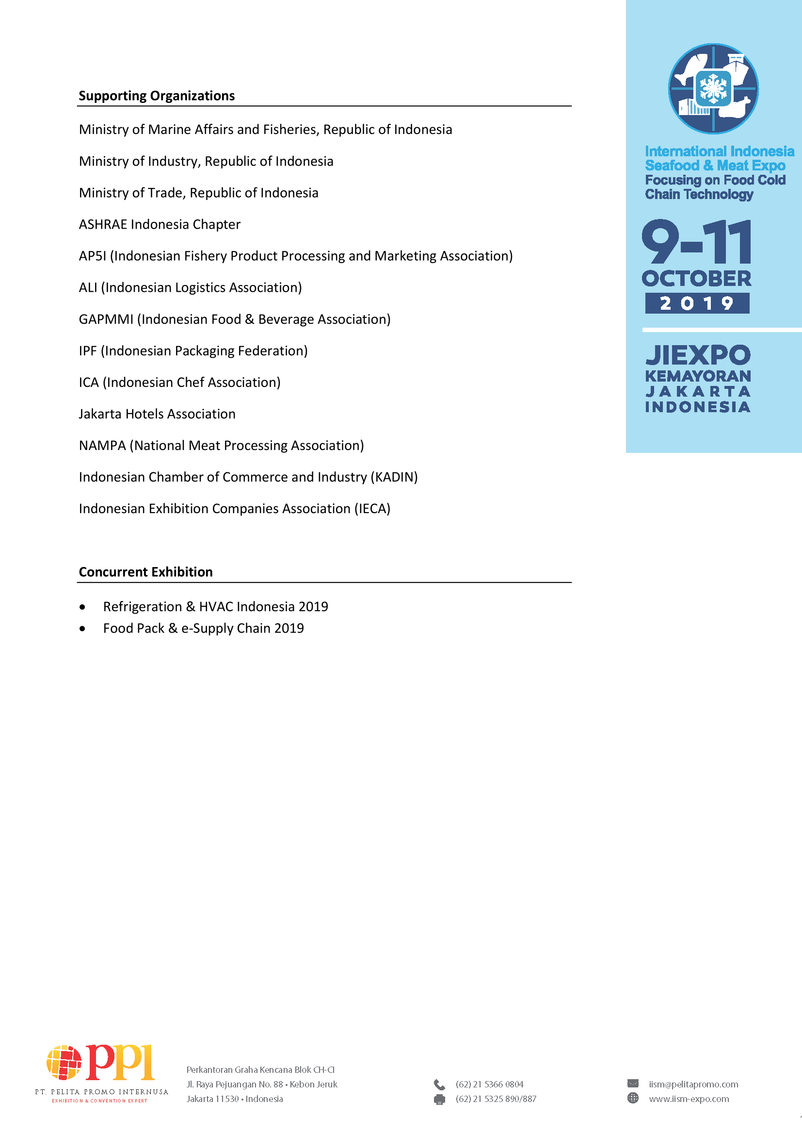 pameran International Indonesia Seafood Meat IISM 2019 2