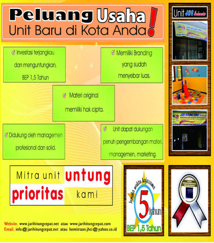 2 c franchise peluang usaha bimbel jari hitung cepat indonesia