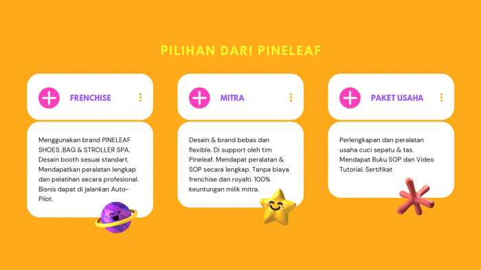 Kemitraan pineleaf Pilihan kemitraan pineleaf