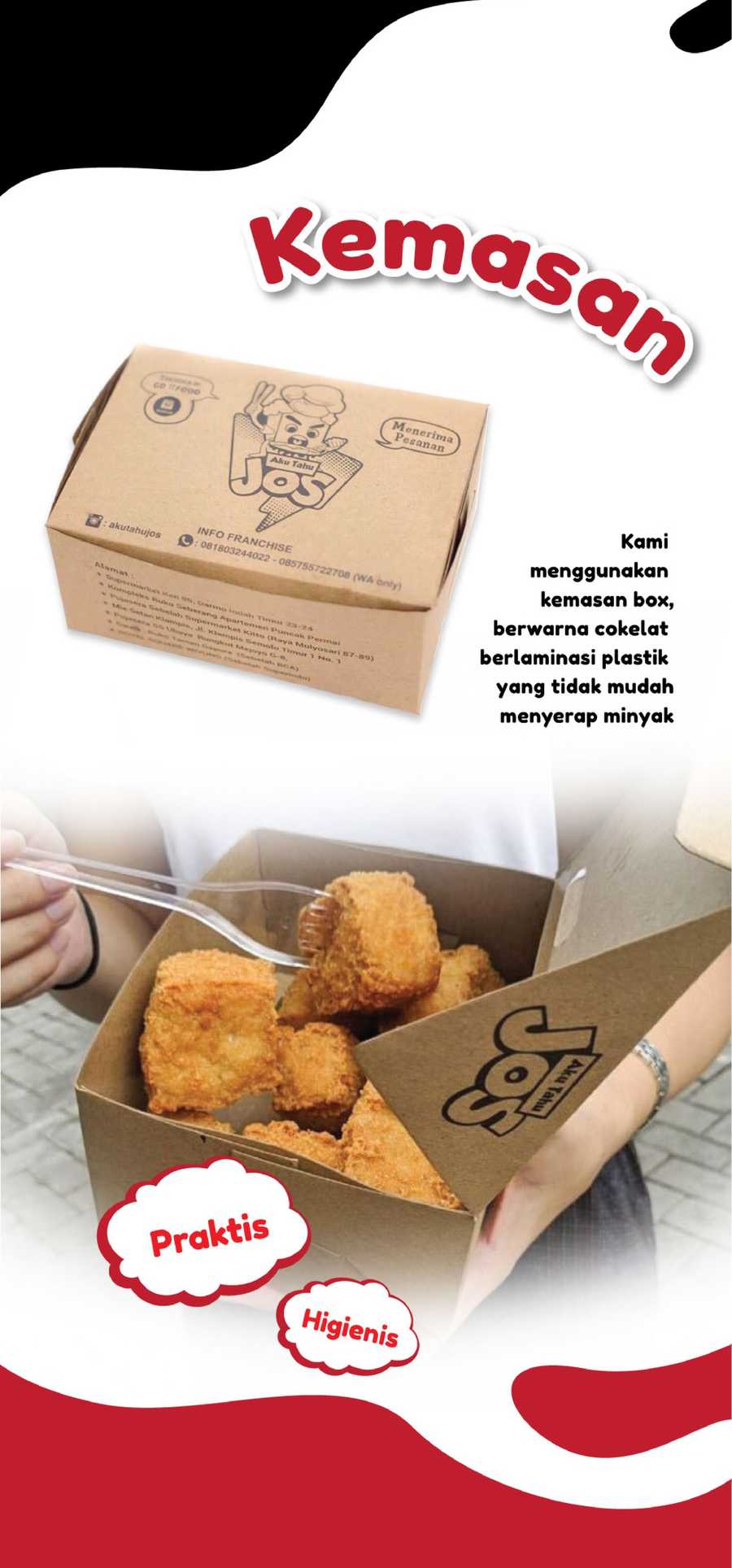 kemasan tahu aku tahu jos