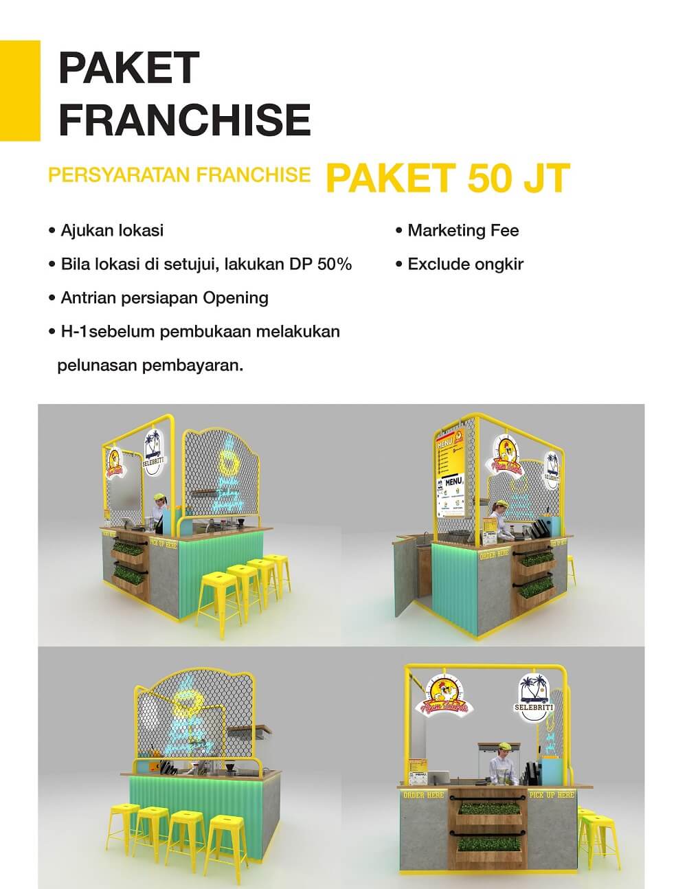 paket franchise ayam goreng