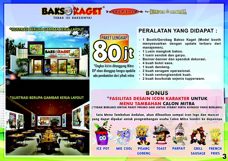7 franchise mall bakso kaget