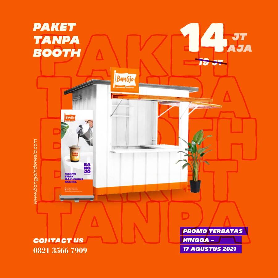 promo paket usaha minuman kekinian bangjo indonesia