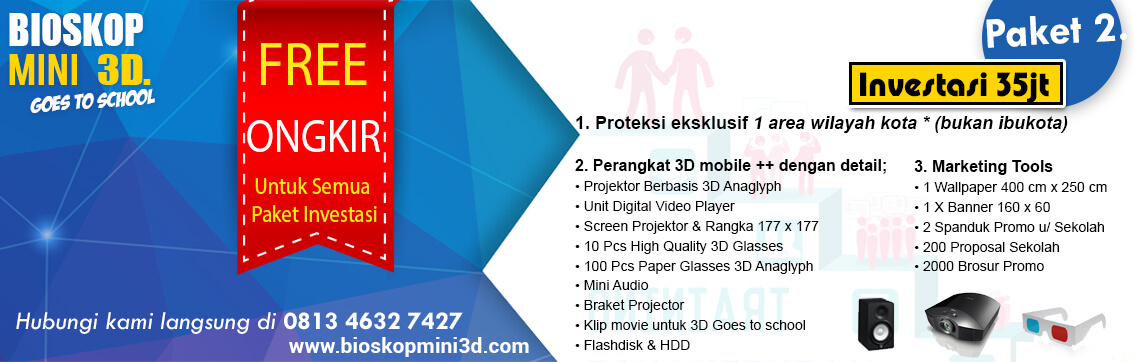 gambar paket investasi waralaba bioskop mini 3d 9
