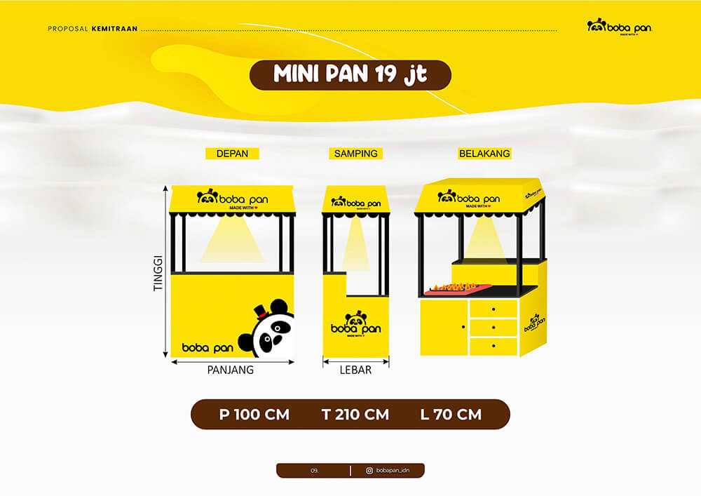 paket mini pan BOBA PAN