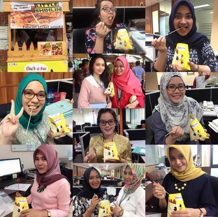 pelanggan ayam chickenin