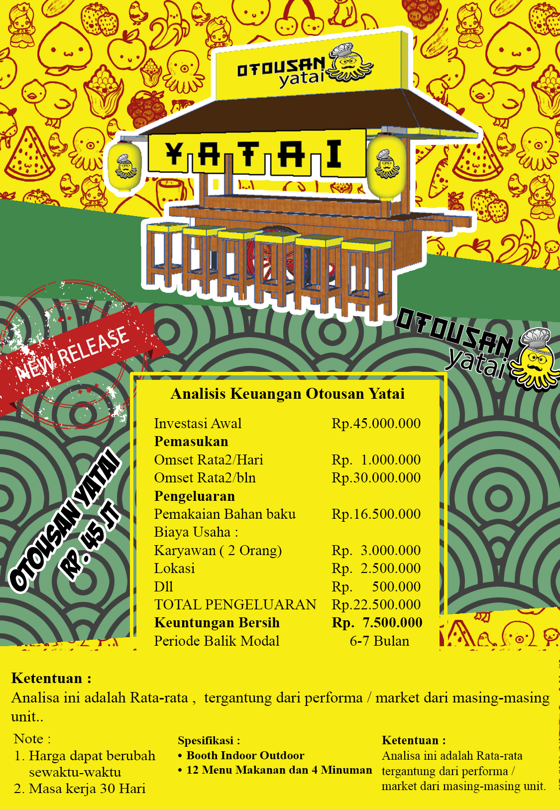 7 peluang usaha franchise daddys takoyaki