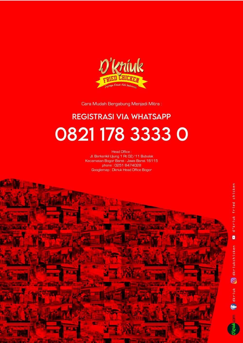 kontak franchise fried chicken dkriuk