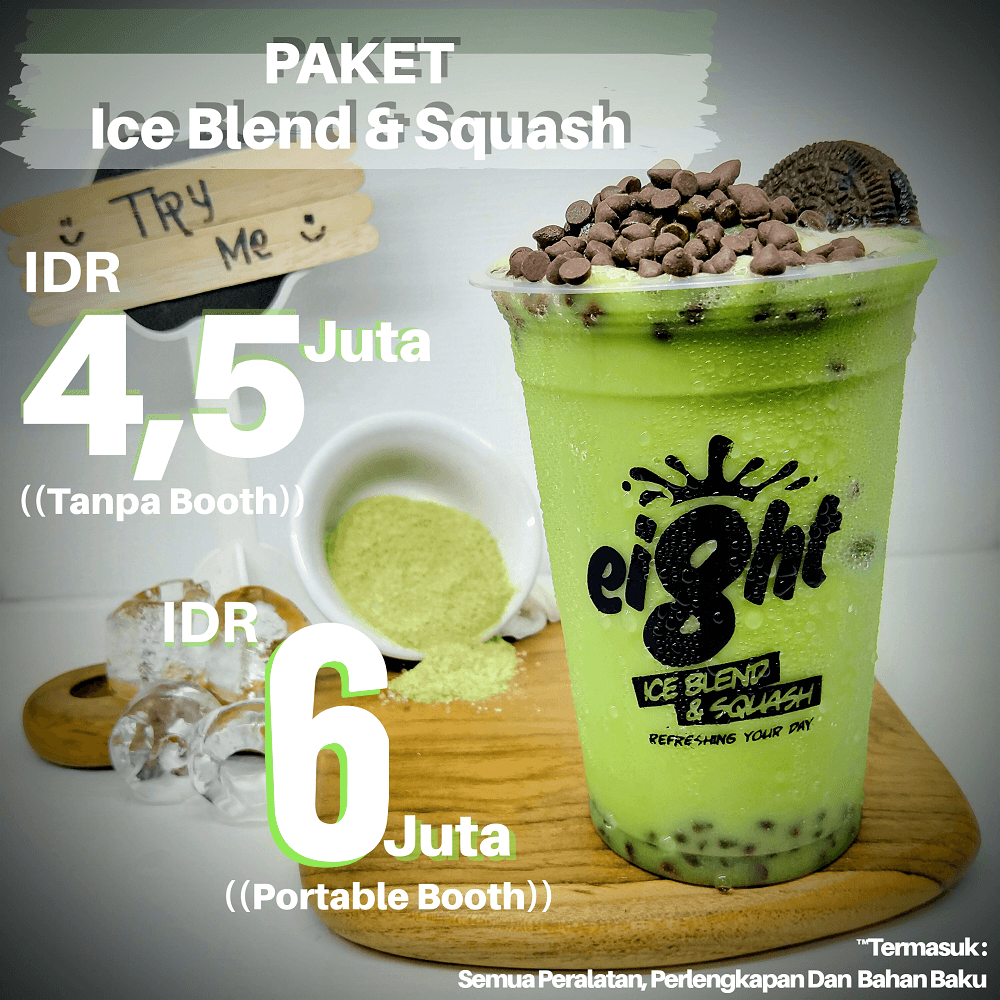 paket franchise iceblend lengkap