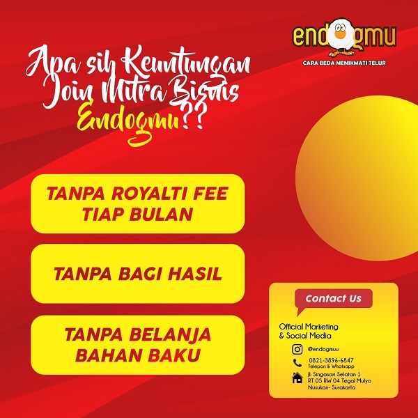 keuntungan paket franchise endogmu