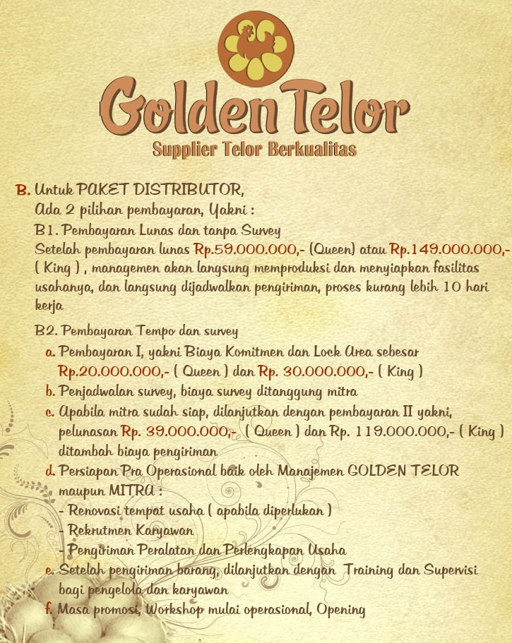 golden telur 12