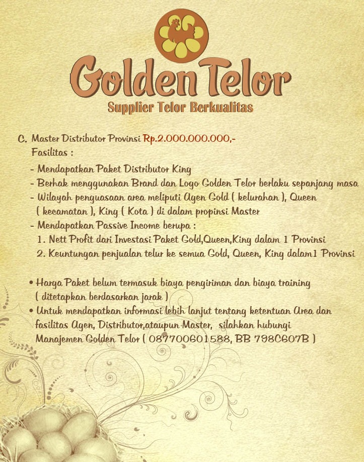 golden telur 9