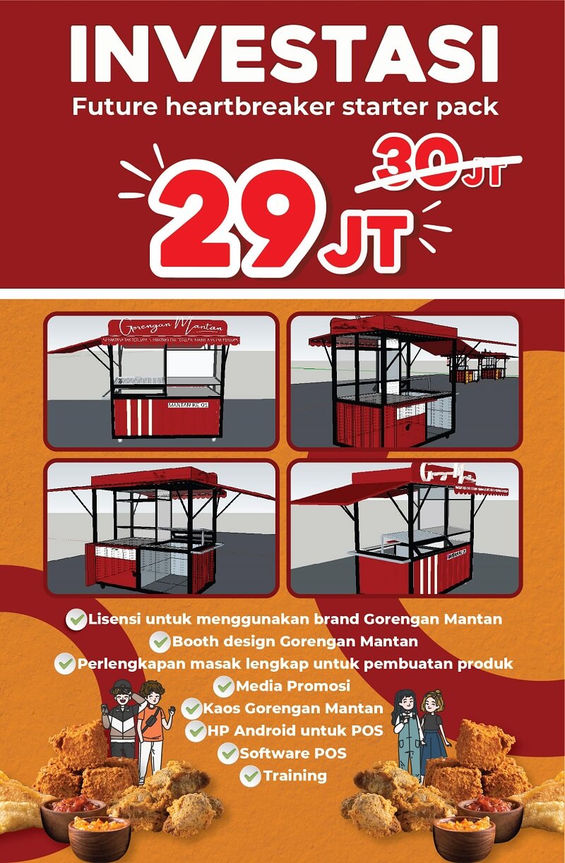 usaha gorengan gerobakan