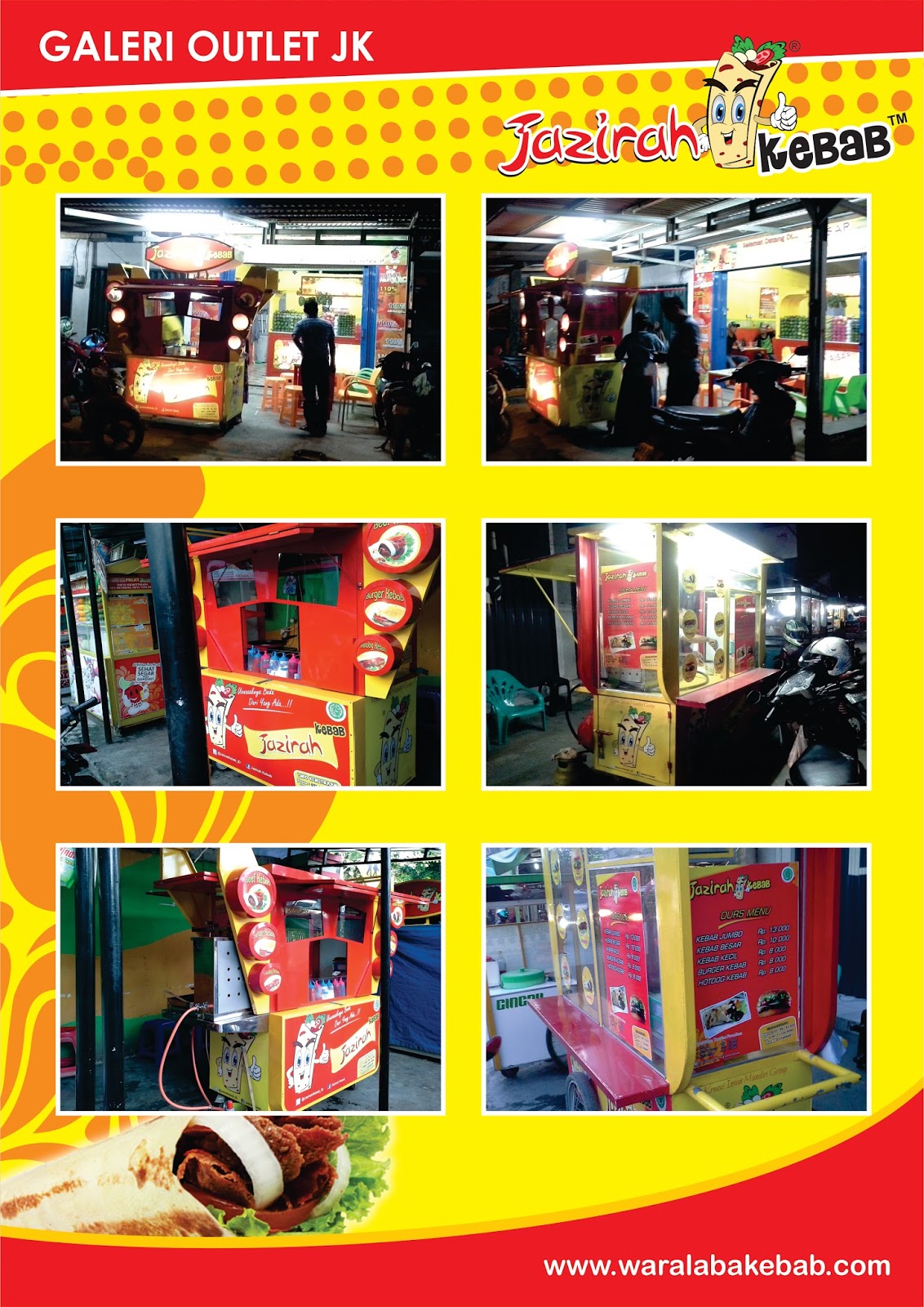 7 peluang usaha makanan franchise jazirah kebab