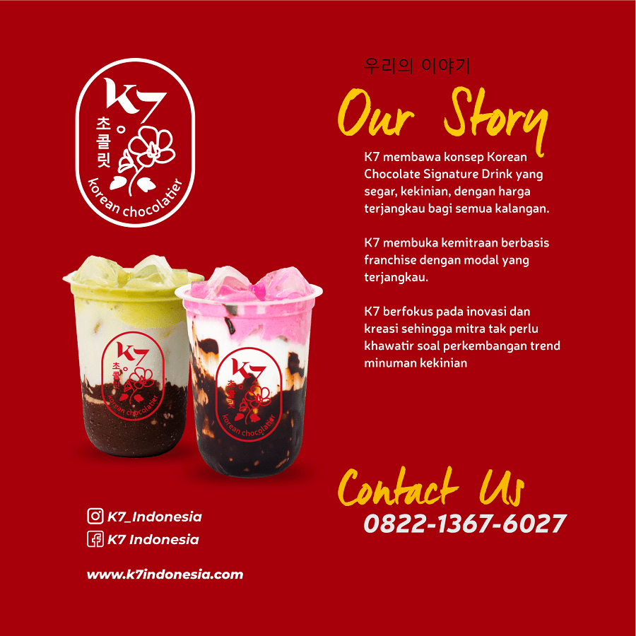 tentang waralaba minuman k7