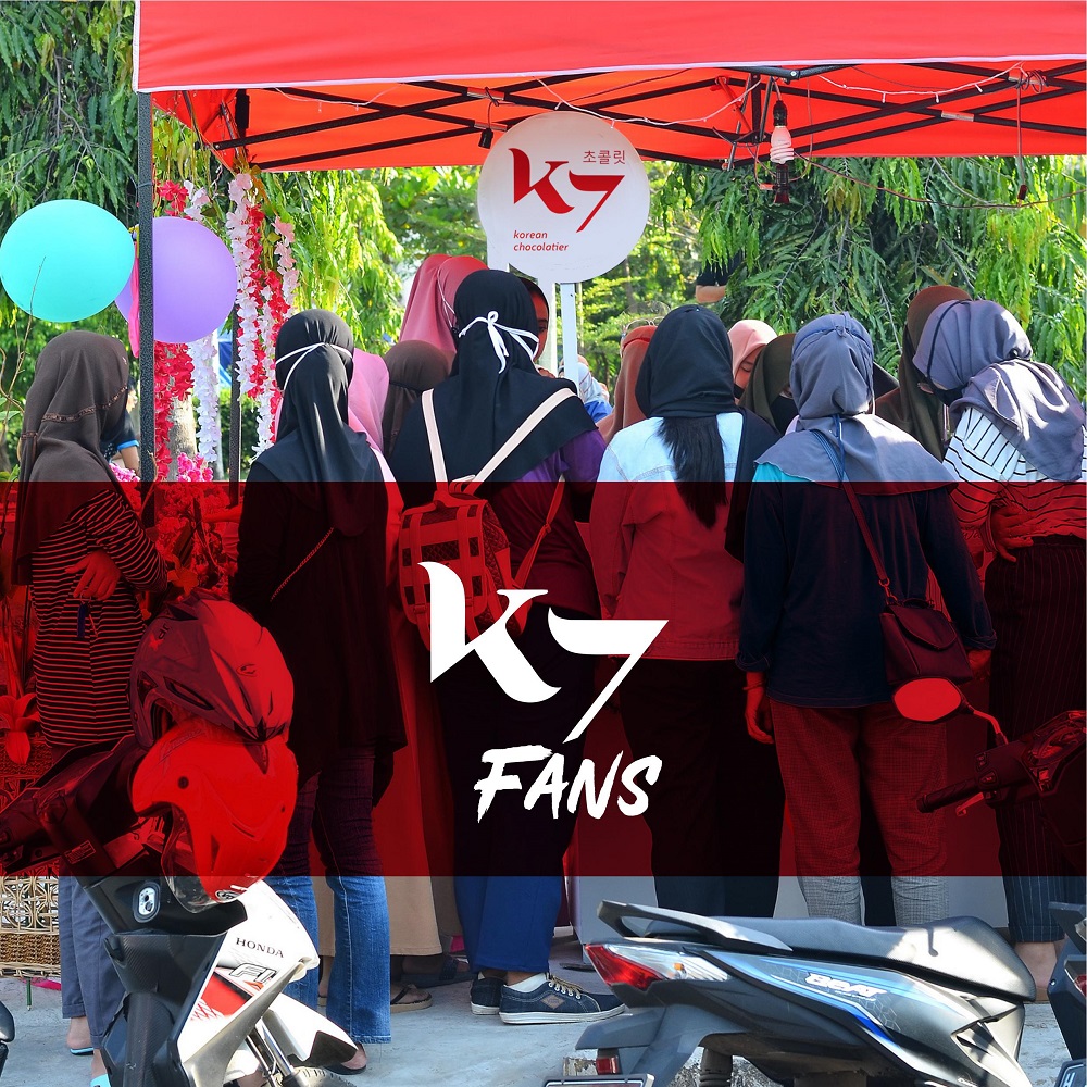 pelanggan franchise chocolate signature korea K7 