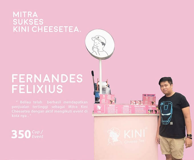 banner mitra kini cheese tea