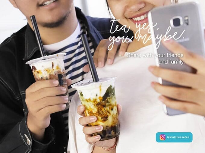 instagram kini cheese tea