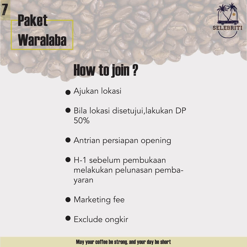 cara bergabung kopi selebriti