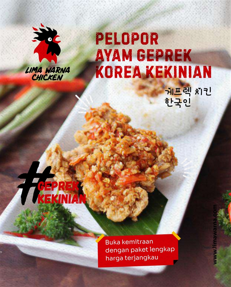 liwa chicken pelopor ayam geprek korea kekinian