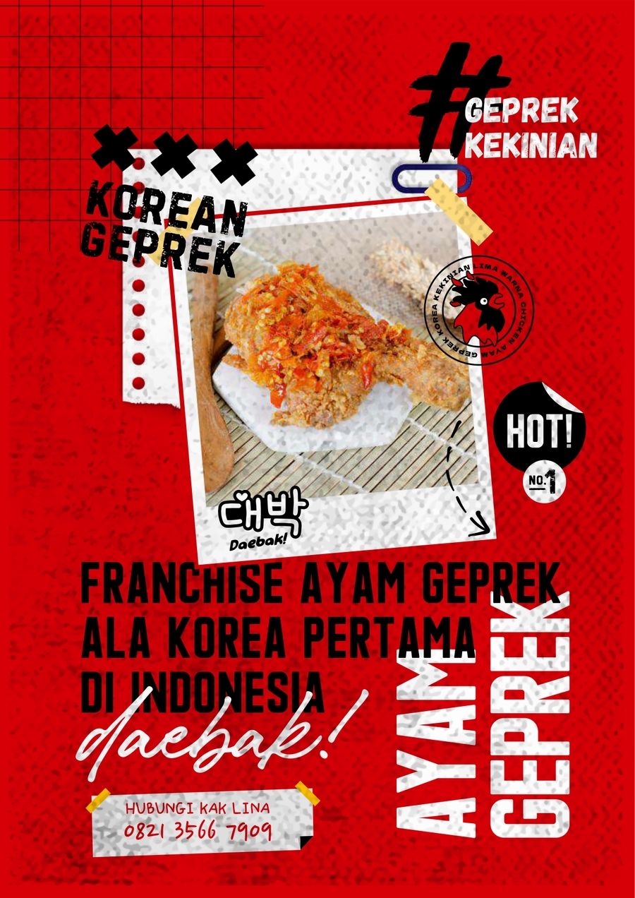 franchise ayam geprek pertama di indonesia