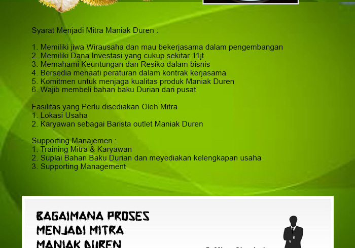 7 peluang usaha franchise maniak duren