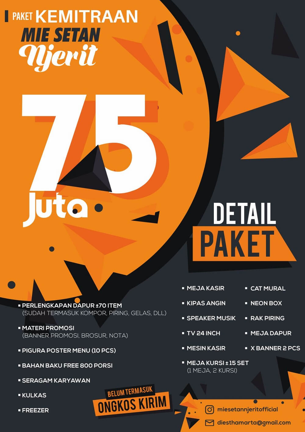 gambar harga paket waralaba 75 juta