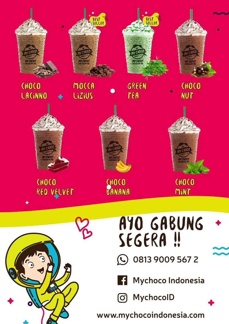 gambar varian rasa franchise minuman