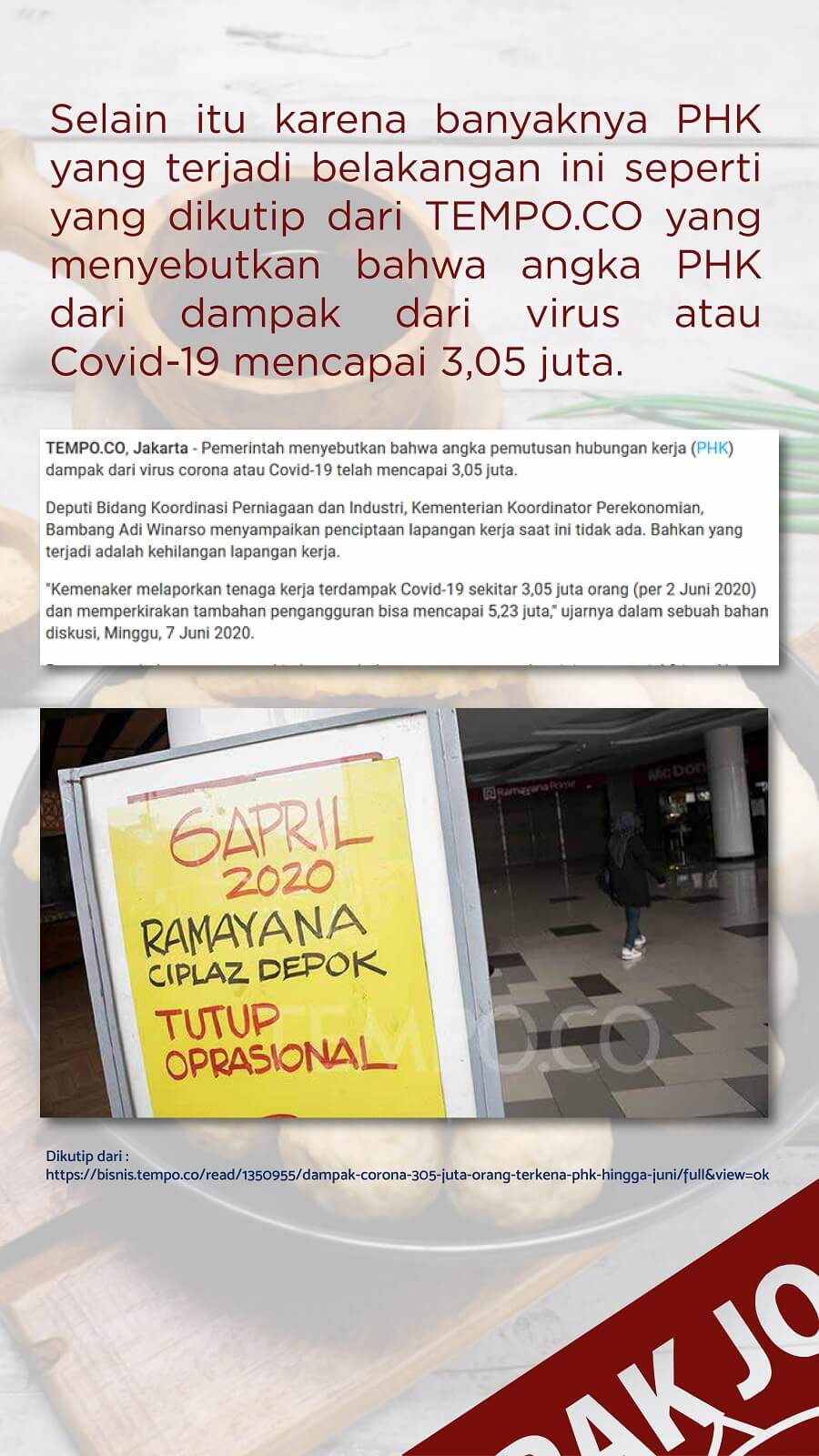 misi visi pempek pakjo