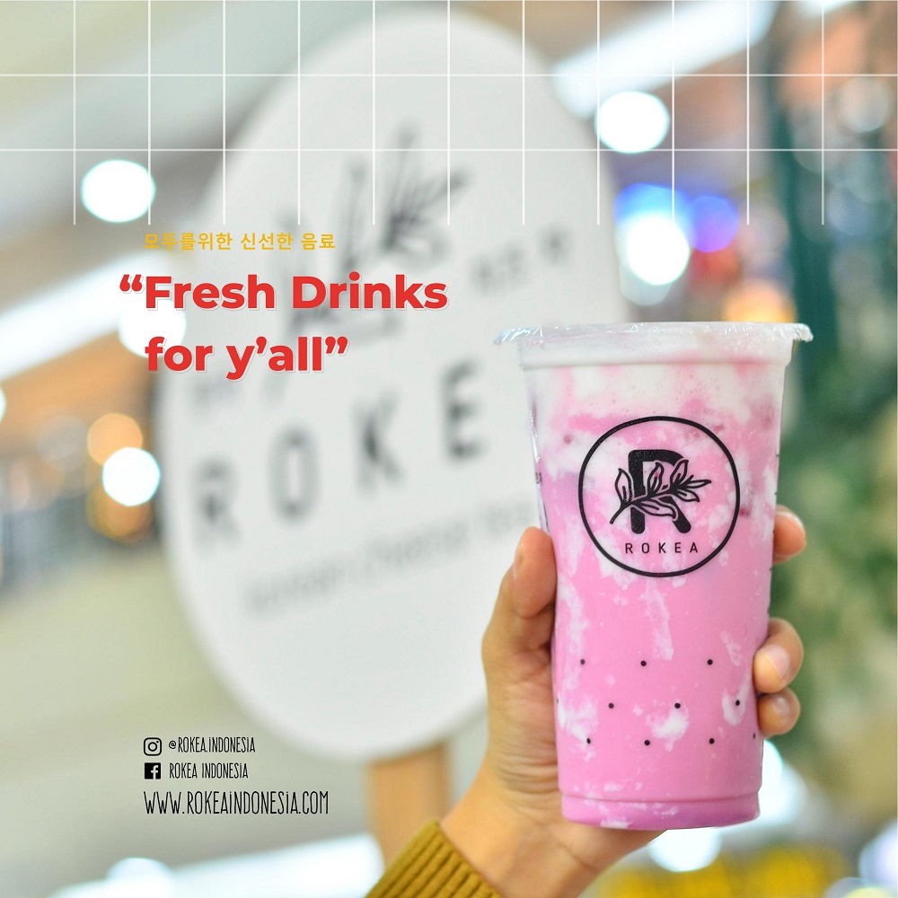 waralaba es teh Rokea indonesia