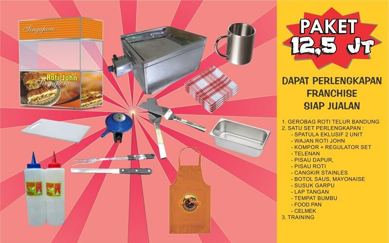 gambar franchise roti john singapore