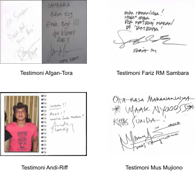 2 testimoni franchise waralaba resto sunda sambara