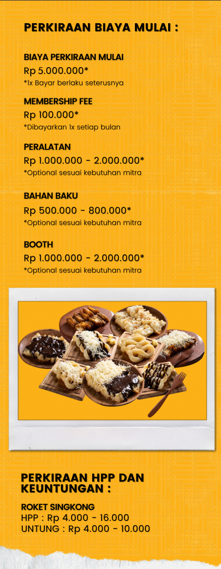balik modal rocket singkong