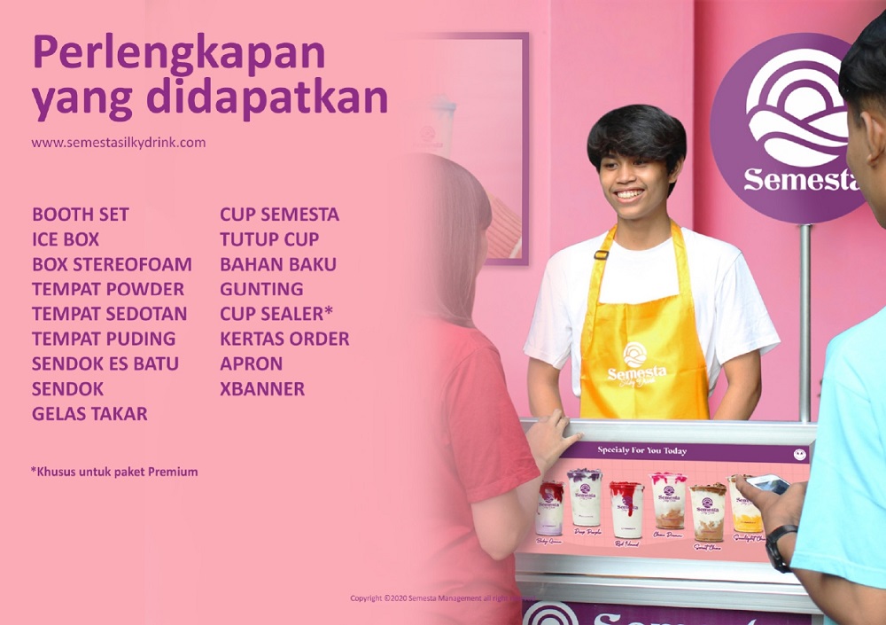 peralatan dan perlengkapan yang didapat