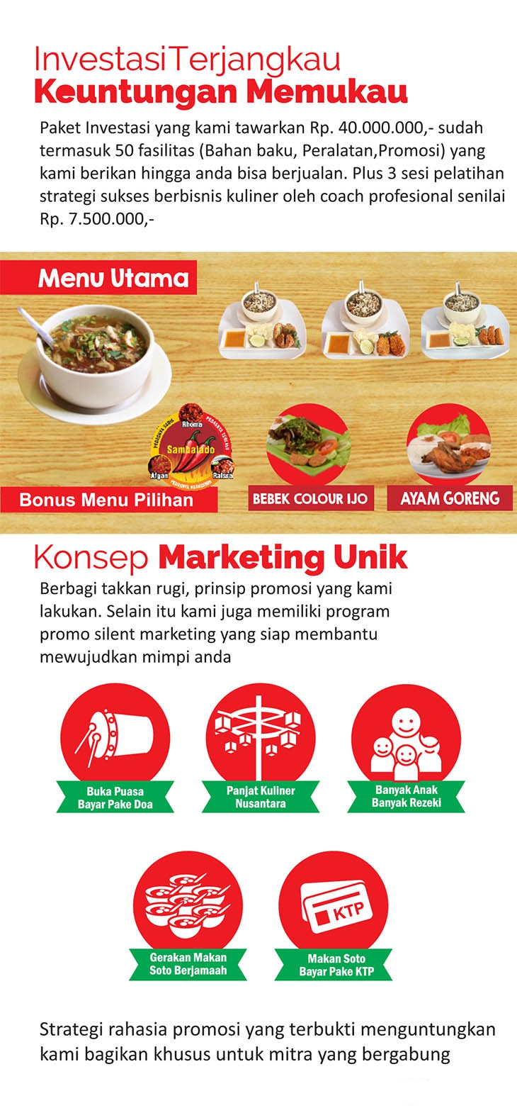 5 peluang usaha franchise soto kauman express soto depok asli kudus