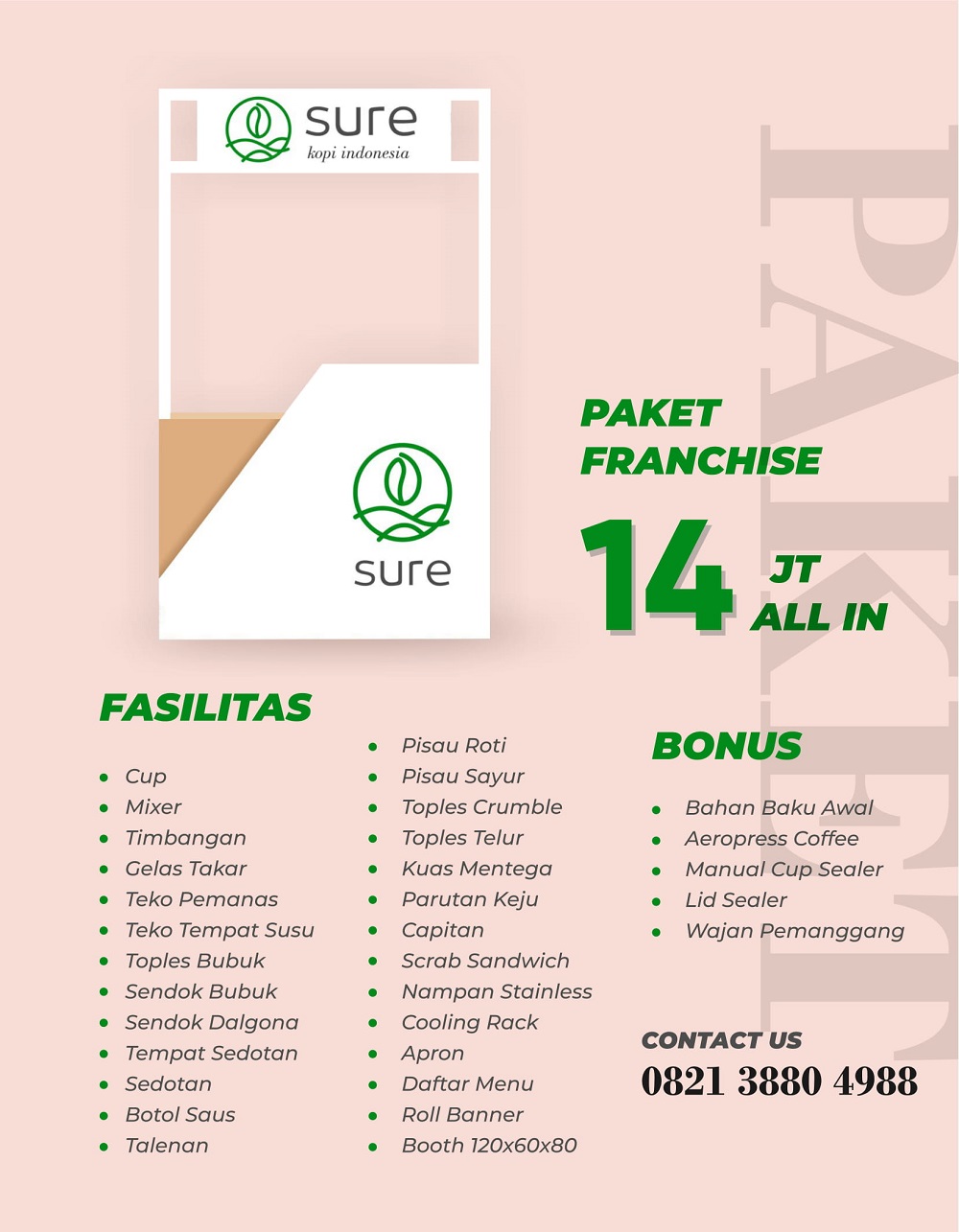 harga paket usaha toast kopi