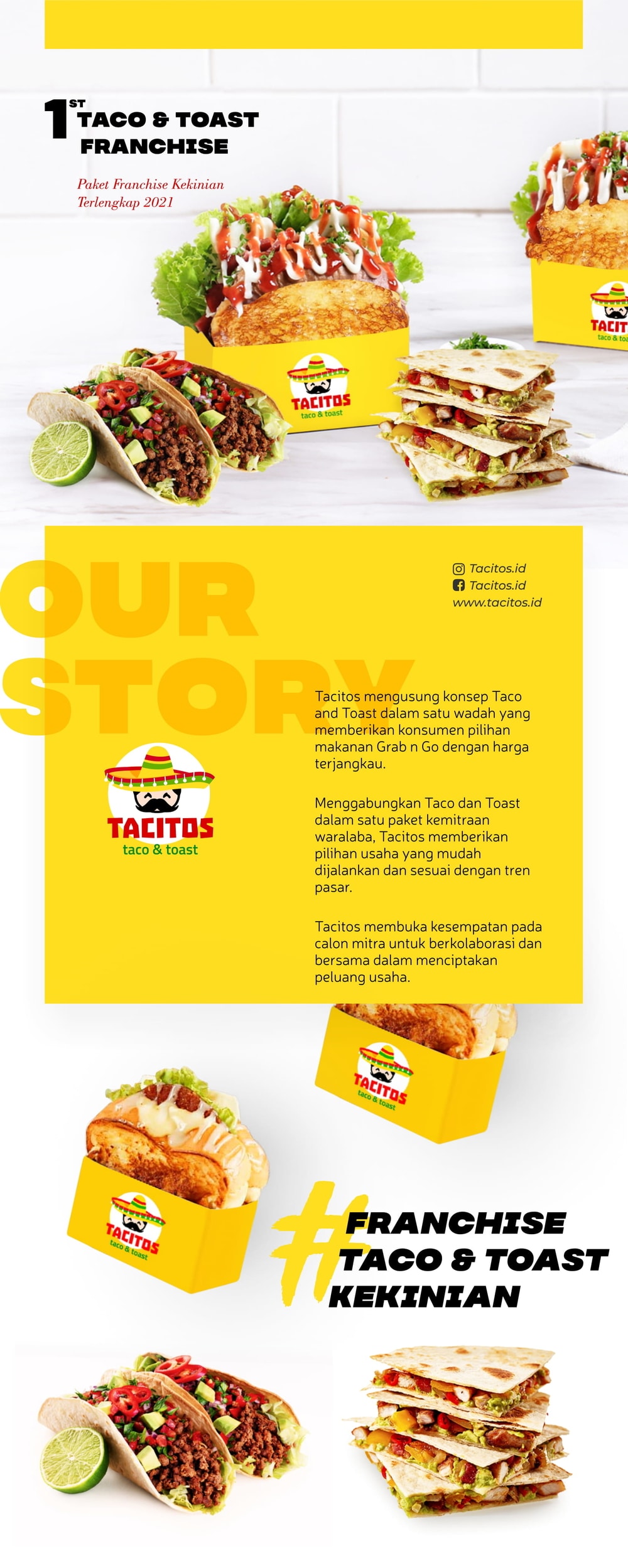 franchise tacos and toast tacitos