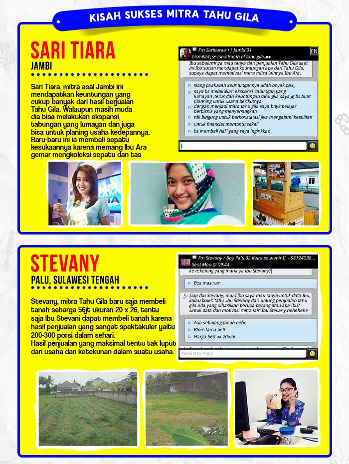 10 peluang usaha franchise tahu gila