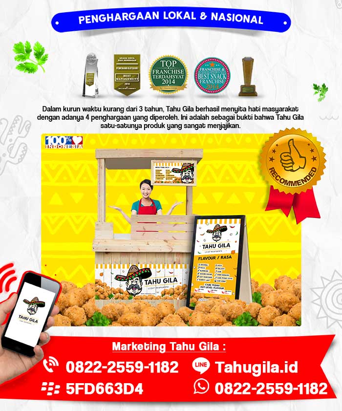 7 peluang usaha franchise tahu gila