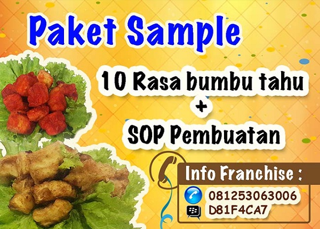gambar harga paket sample tahu kece
